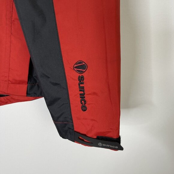Sunice Golf Windbreaker Rain Jacket Men’s Size Large Red - Picture 6 of 12